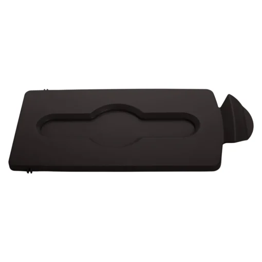 Víko hnědé s vhozem k recyklační stanici Slim Jim® – Rubbermaid