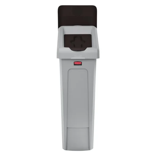 Víko hnědé s vhozem k recyklační stanici Slim Jim® – Rubbermaid - Obrázek 4