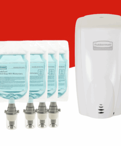 SET Automatický dávkovač + 4 x  náplň pěnového mýdla 1100 ml