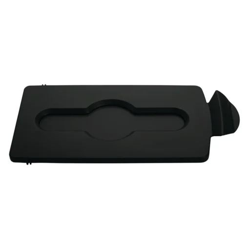 Víko černé s vhozem k recyklační stanici Slim Jim® – Rubbermaid